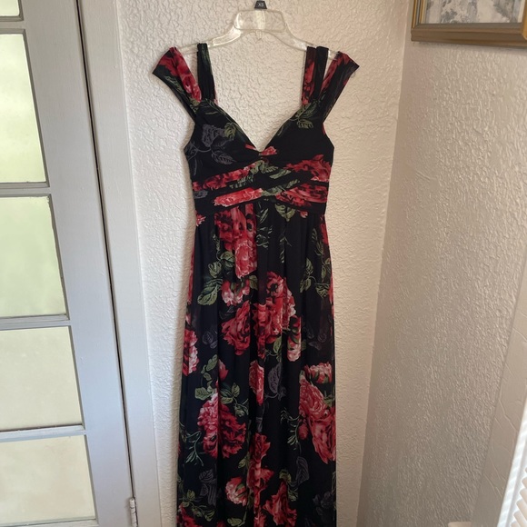 Boutique Soieblu rose maxi dress - Picture 4 of 6